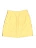 IZOD 100% Polyester Solid Yellow Casual Skirt Size 6 - photo 2