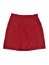 IZOD 100% Polyester Solid Red Casual Skirt Size 6 - photo 1