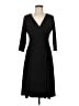 Evan Picone Solid Black Cocktail Dress Size 8 - photo 1