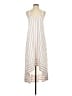 BCBGMAXAZRIA 100% Polyester Stripes Ivory White Casual Dress Size S - photo 1