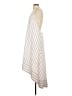 BCBGMAXAZRIA 100% Polyester Stripes Ivory White Casual Dress Size S - photo 5