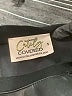 Cutely Covered Black Short Sleeve Blouse Size S - photo 7