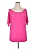 Miselon Pink Short Sleeve Top Size XL - photo 1