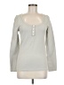 OQQ Gray Long Sleeve Henley Size M - photo 1