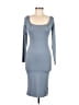 Shein Solid Gray Cocktail Dress Size M - photo 1