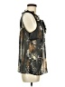 CAbi 100% Polyester Black Sleeveless Blouse Size M - photo 4