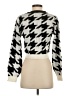 Studio 19 Houndstooth Silver Cardigan Size XS - photo 2