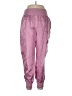 Cinq à Sept 100% Cupro Purple Cargo Pants Size L - photo 1