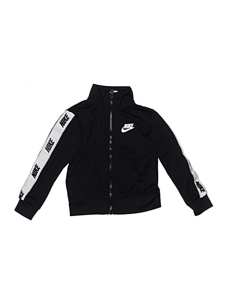 Pre-owned Nike Kids' Track Jacket In Black