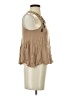Akemi + Kin 100% Viscose Tan Sleeveless Blouse Size XS - photo 4