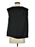 Ann Taylor LOFT 100% Polyester Black Sleeveless Blouse Size S - photo 2