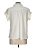 Max Studio Ivory Short Sleeve Blouse Size L - photo 2