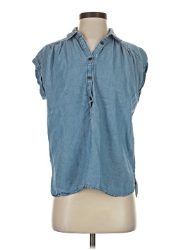 Ann Taylor Loft Sleeveless Button Down Shirt