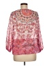Crosby 100% Polyester Pink 3/4 Sleeve Blouse Size M - photo 2