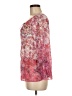 Crosby 100% Polyester Pink 3/4 Sleeve Blouse Size M - photo 5