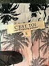 C'est Toi Print Silver Shorts Size S - photo 3