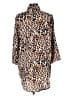 Harve Benard 100% Polyester Animal Print Brown Kimono Size L - photo 2