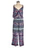 Tommy Bahama 100% Rayon Paisley Blue Jumpsuit Size XS - photo 2