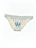 Eberjey Print Ivory Gold Swimsuit Bottoms Size M - photo 1