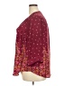 Torrid 100% Polyester Floral Burgundy 3/4 Sleeve Blouse Size 2X Plus (2) - photo 5