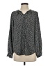 Nine West 100% Polyester Polka Dots Black Long Sleeve Blouse Size XS - photo 1
