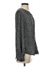 Nine West 100% Polyester Polka Dots Black Long Sleeve Blouse Size XS - photo 4