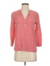 Joie Red 3/4 Sleeve Button-Down Shirt Size S - photo 1
