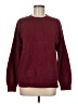 Unbranded Solid Burgundy Pullover Sweater Size M - photo 1