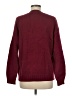 Unbranded Solid Burgundy Pullover Sweater Size M - photo 2