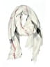 Jessica McClintock 100% Polyester Plaid White Ivory Scarf One size - photo 1