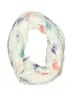 Unbranded Floral White Scarf One size - photo 1