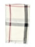 Jessica McClintock 100% Polyester Plaid White Ivory Scarf One size - photo 2