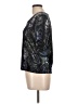 Jaclyn Smith Black Blue Short Sleeve Blouse Size L - photo 5