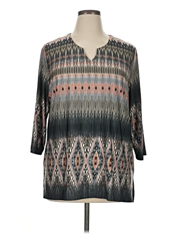 Southern Lady 3/4 Sleeve Blouse (view 1)