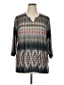 Southern Lady Gray 3/4 Sleeve Blouse Size 1X - photo 1