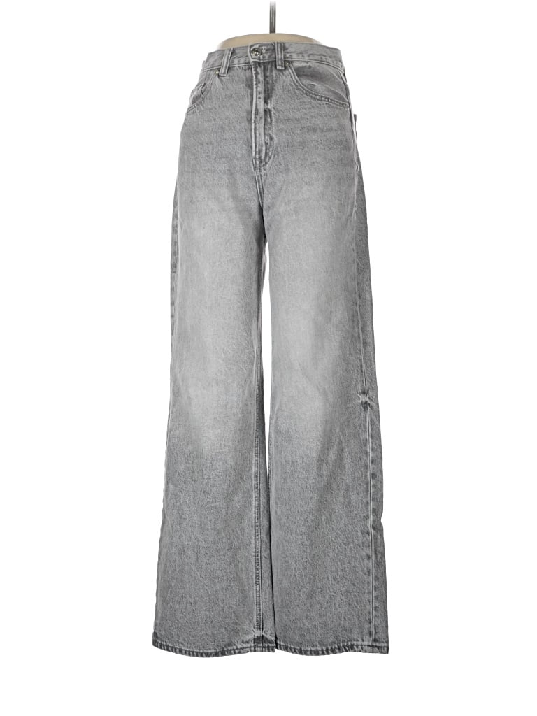 Pre-owned Stradivarius Jeans In Gray