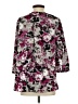 Christopher & Banks Floral Purple 3/4 Sleeve Blouse Size S - photo 2