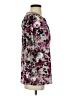 Christopher & Banks Floral Purple 3/4 Sleeve Blouse Size S - photo 4