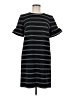 Ann Taylor LOFT Stripes Black Casual Dress Size 6 - photo 1