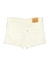 Levi's Ivory White Denim Shorts Size 3T - photo 2
