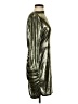 Unbranded 100% Polyester Metallic Silver Cocktail Dress Size S - photo 4