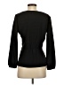 J.Crew 100% Polyester Black Long Sleeve Blouse Size 2 - photo 2