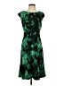 Connected Apparel Tie-dye Green Cocktail Dress Size 4 - photo 1