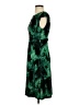 Connected Apparel Tie-dye Green Cocktail Dress Size 4 - photo 5