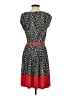 Studio 1 Chevron-herringbone Black Casual Dress Size S - photo 2