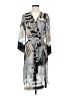 IMAN 100% Polyester Silver Kimono Size S - photo 1
