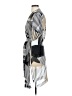 IMAN 100% Polyester Silver Kimono Size S - photo 5