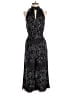 Ted Baker London 100% Polyester Paisley Black Jumpsuit Size 4 (1) - photo 1