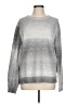 Express Metallic Silver Pullover Sweater Size L - photo 1
