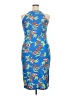 New Look Tropical Blue Cocktail Dress Size 2X - photo 2